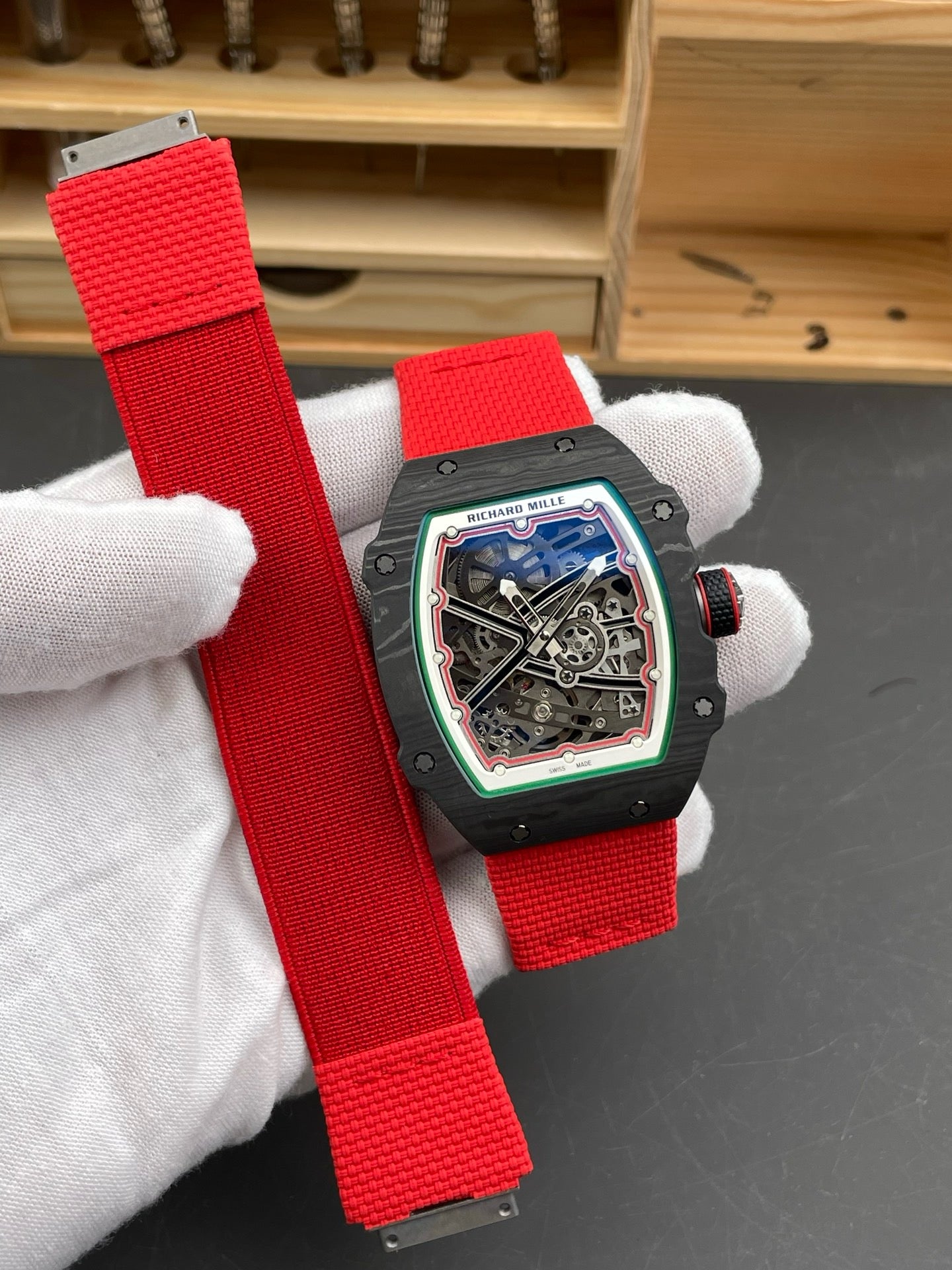 Red Black Watch - FashionHype.xyz