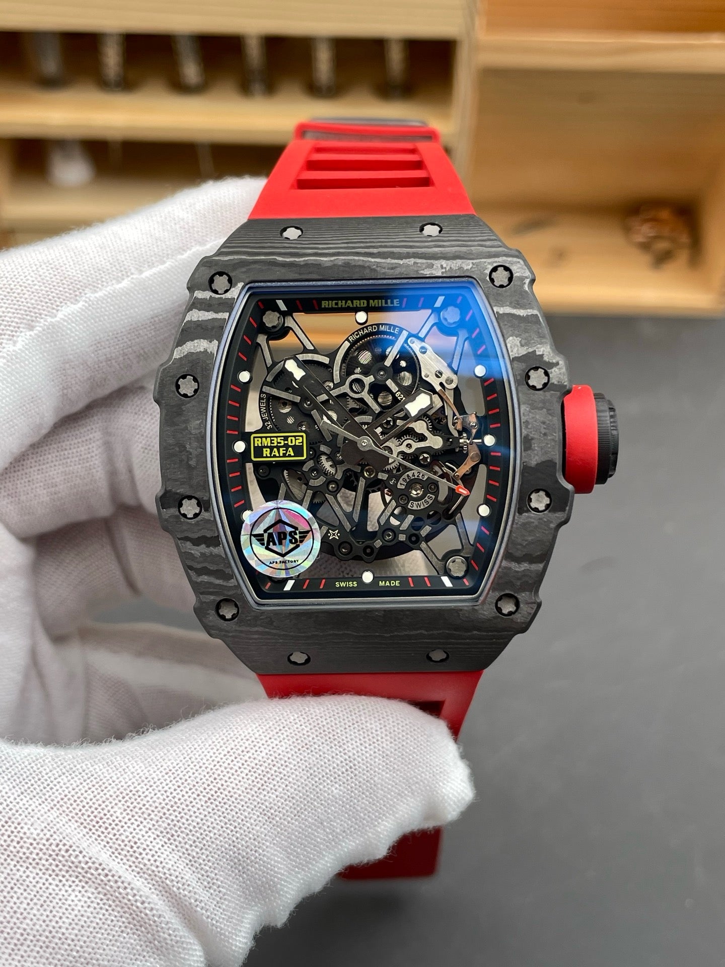 Red Black Watch - FashionHype.xyz