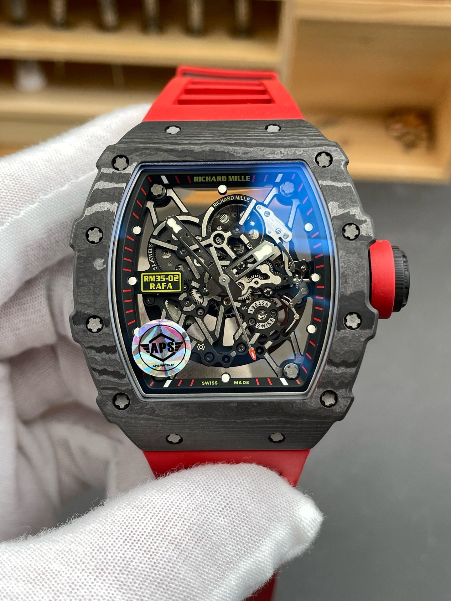 Red Black Watch - FashionHype.xyz