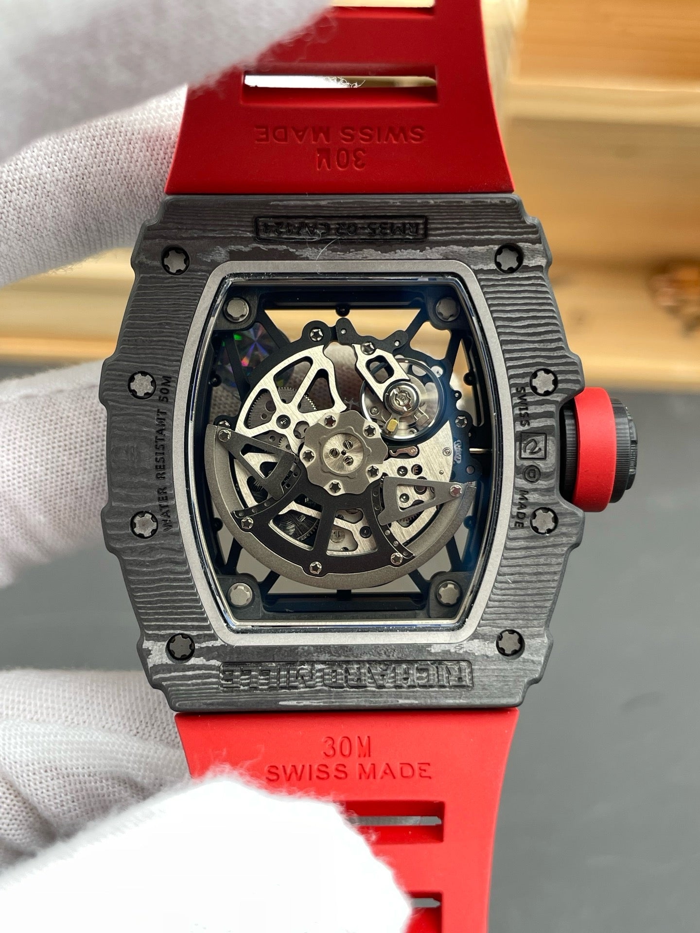 Red Black Watch - FashionHype.xyz