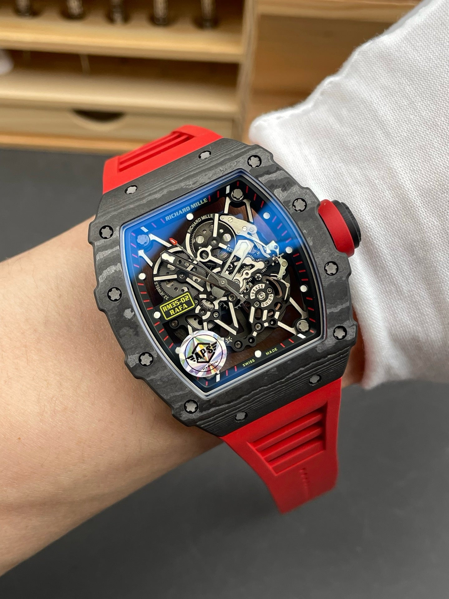 Red Black Watch - FashionHype.xyz
