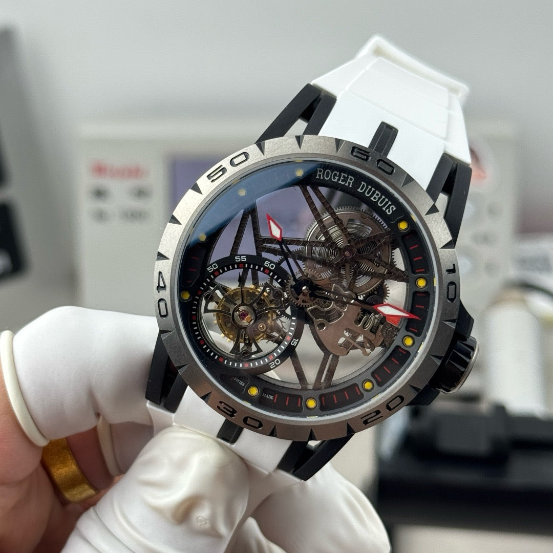 Red and White Watch - FashionHype.xyz