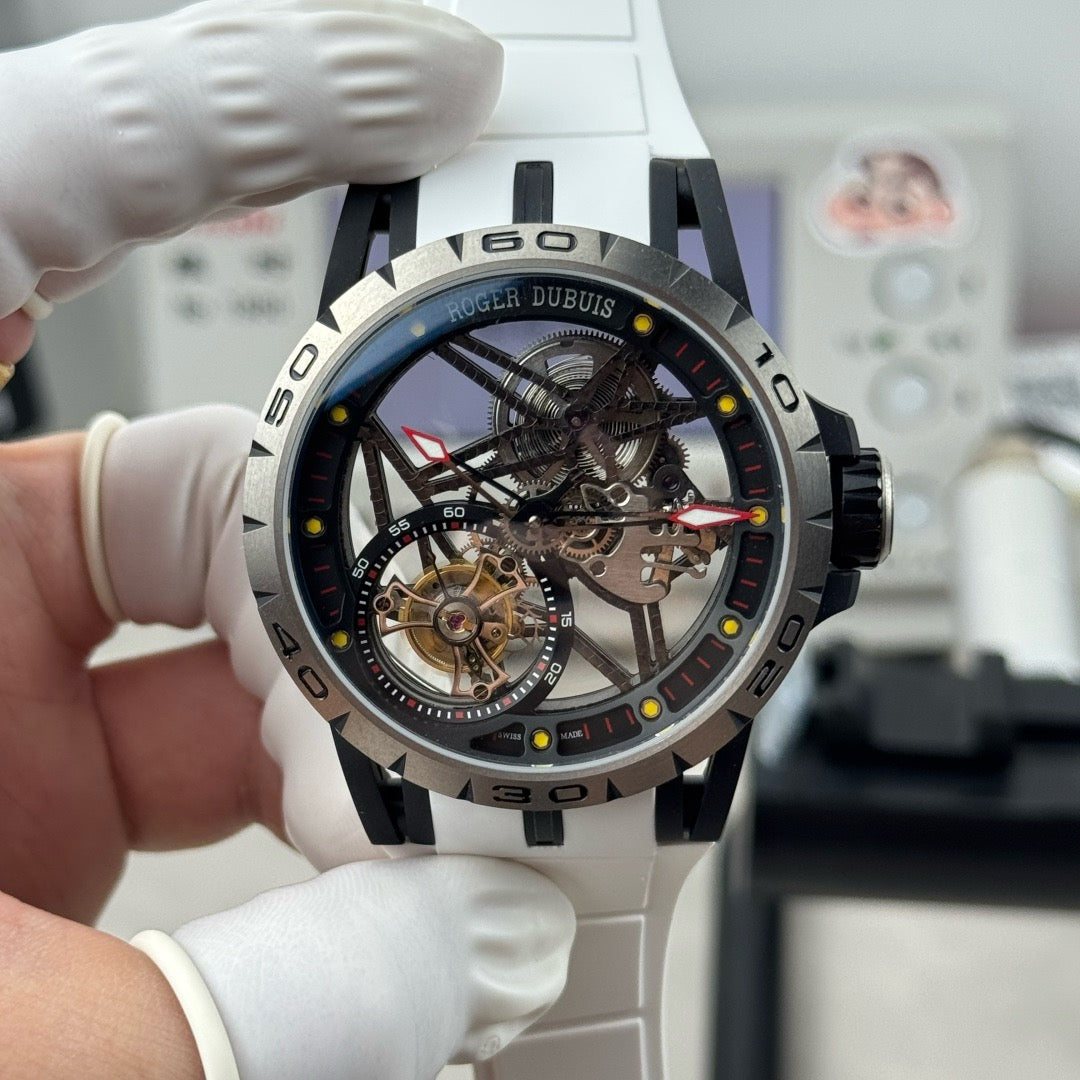 Red and White Watch - FashionHype.xyz