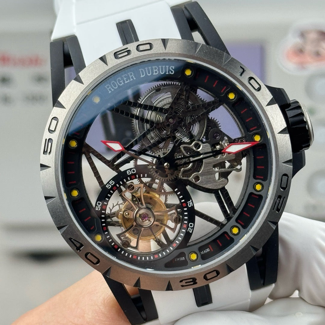 Red and White Watch - FashionHype.xyz