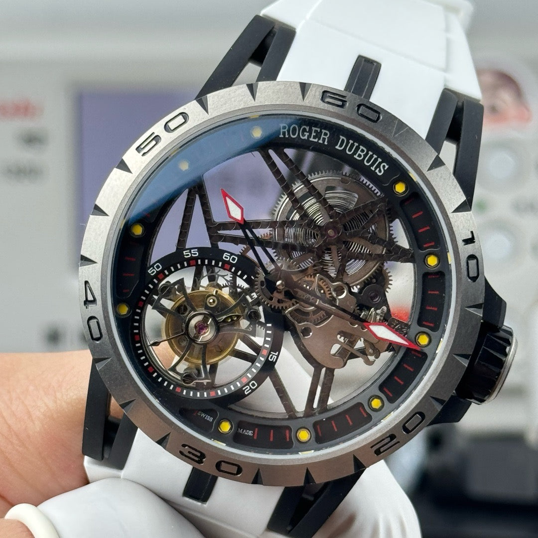 Red and White Watch - FashionHype.xyz