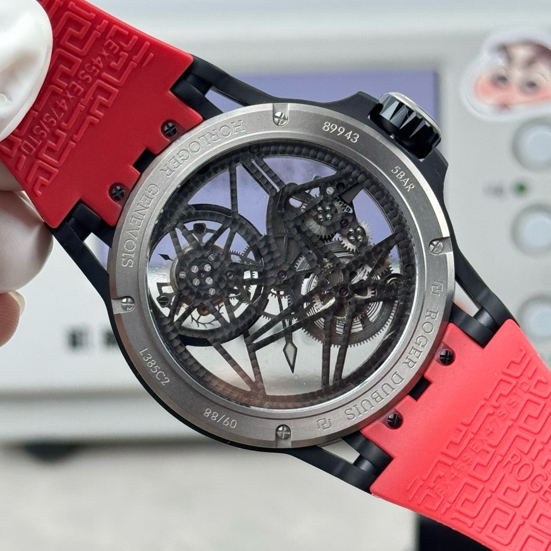 Red and White Watch - FashionHype.xyz