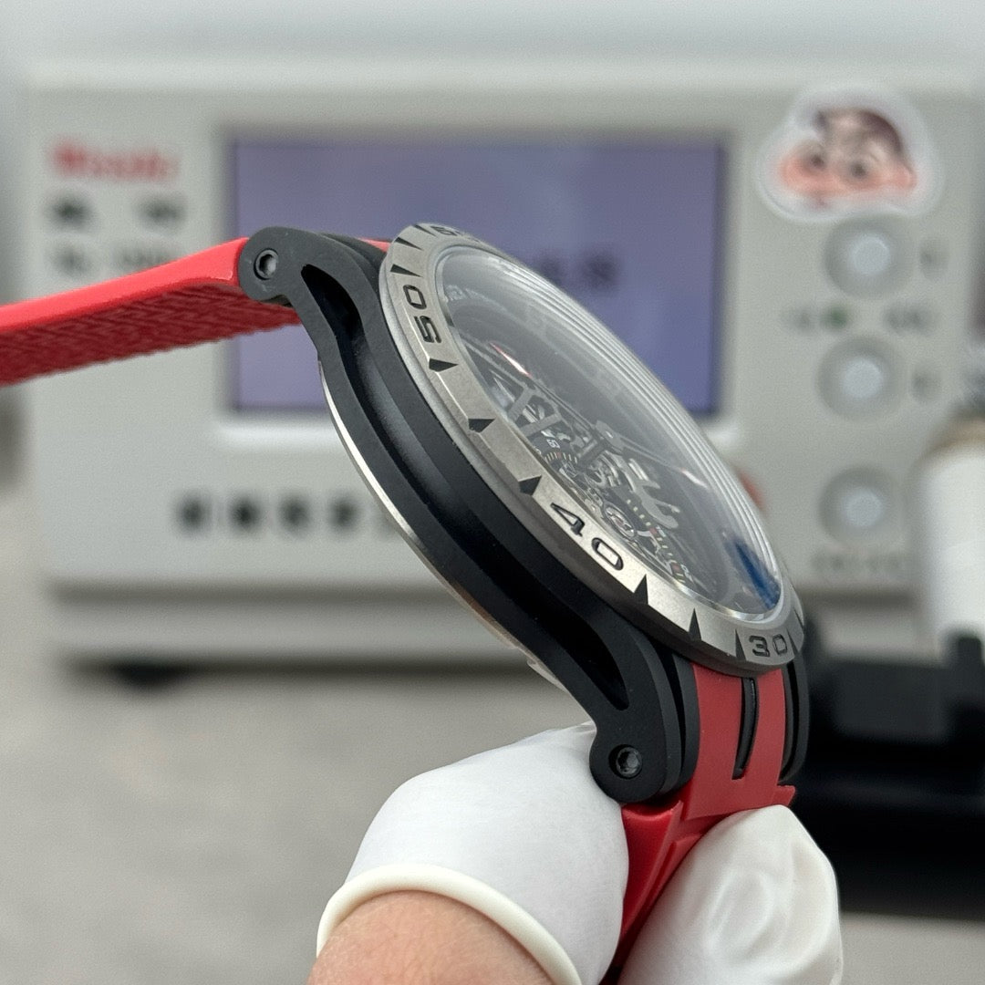 Red and White Watch - FashionHype.xyz