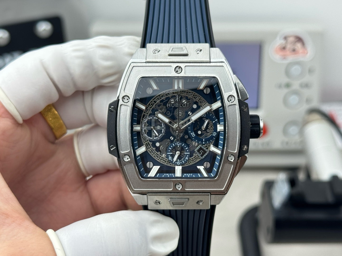 Blue Silver Watch - FashionHype.xyz