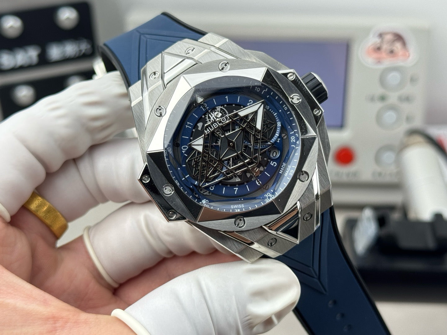 Blue Silver Watch - FashionHype.xyz
