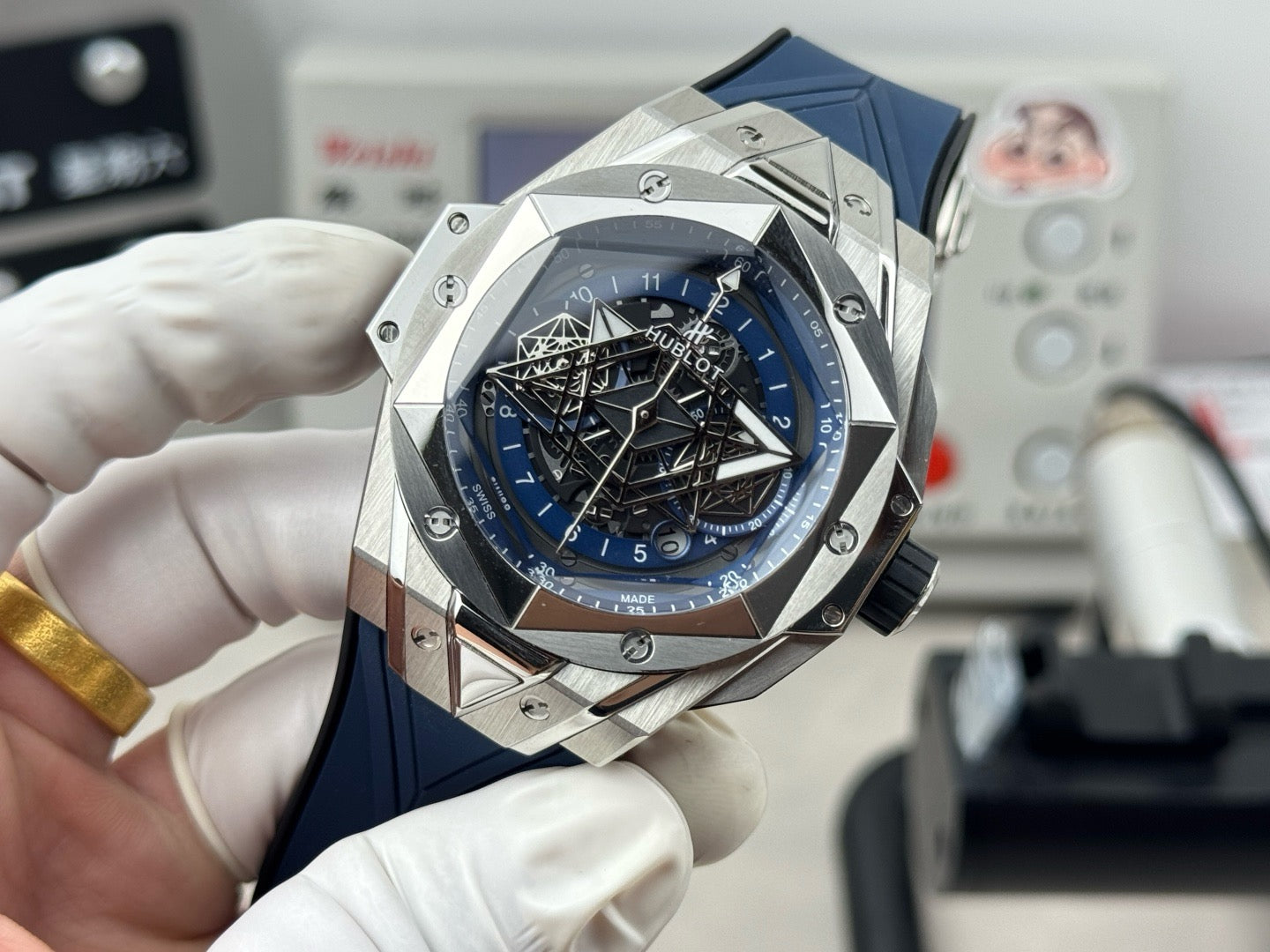 Blue Silver Watch - FashionHype.xyz