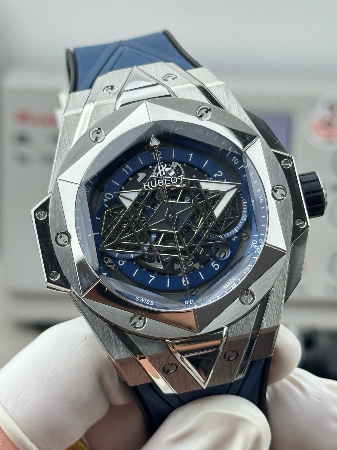 Blue Silver Watch - FashionHype.xyz