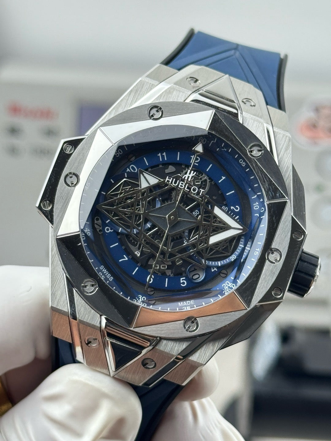 Blue Silver Watch - FashionHype.xyz