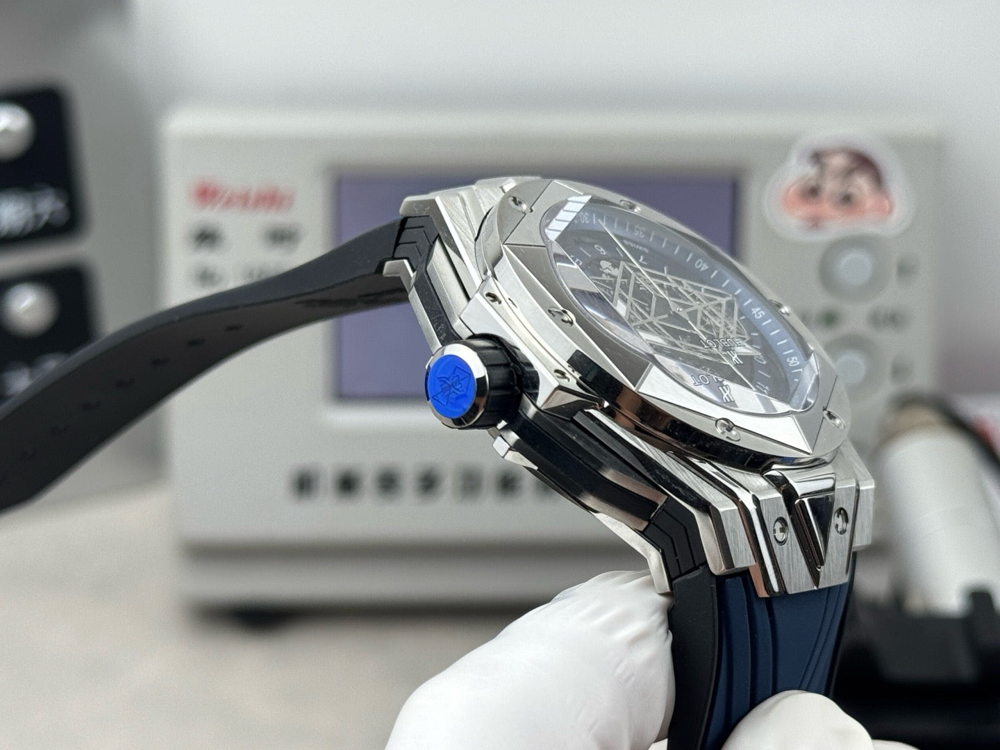 Blue Silver Watch - FashionHype.xyz