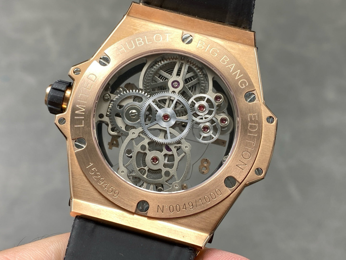 Black rose Gold Watch