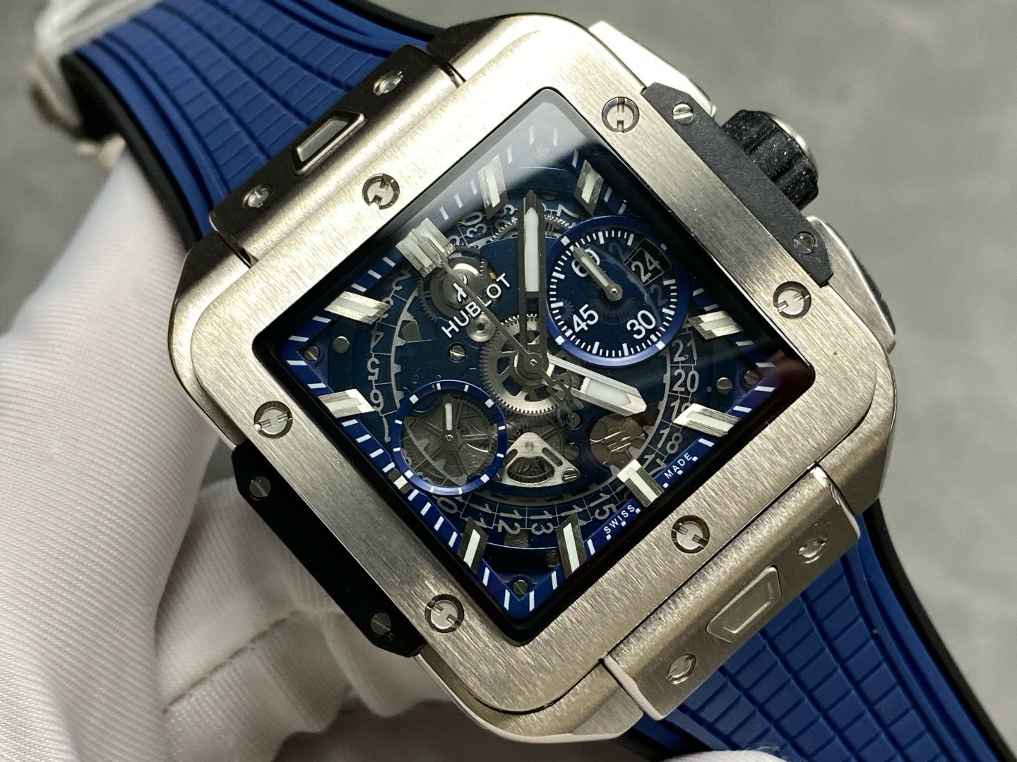 Blue Silver Watch