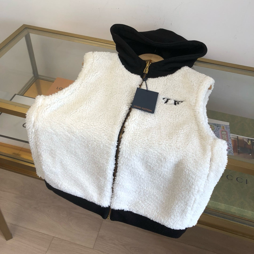 Black White Vest - FashionHype.xyz