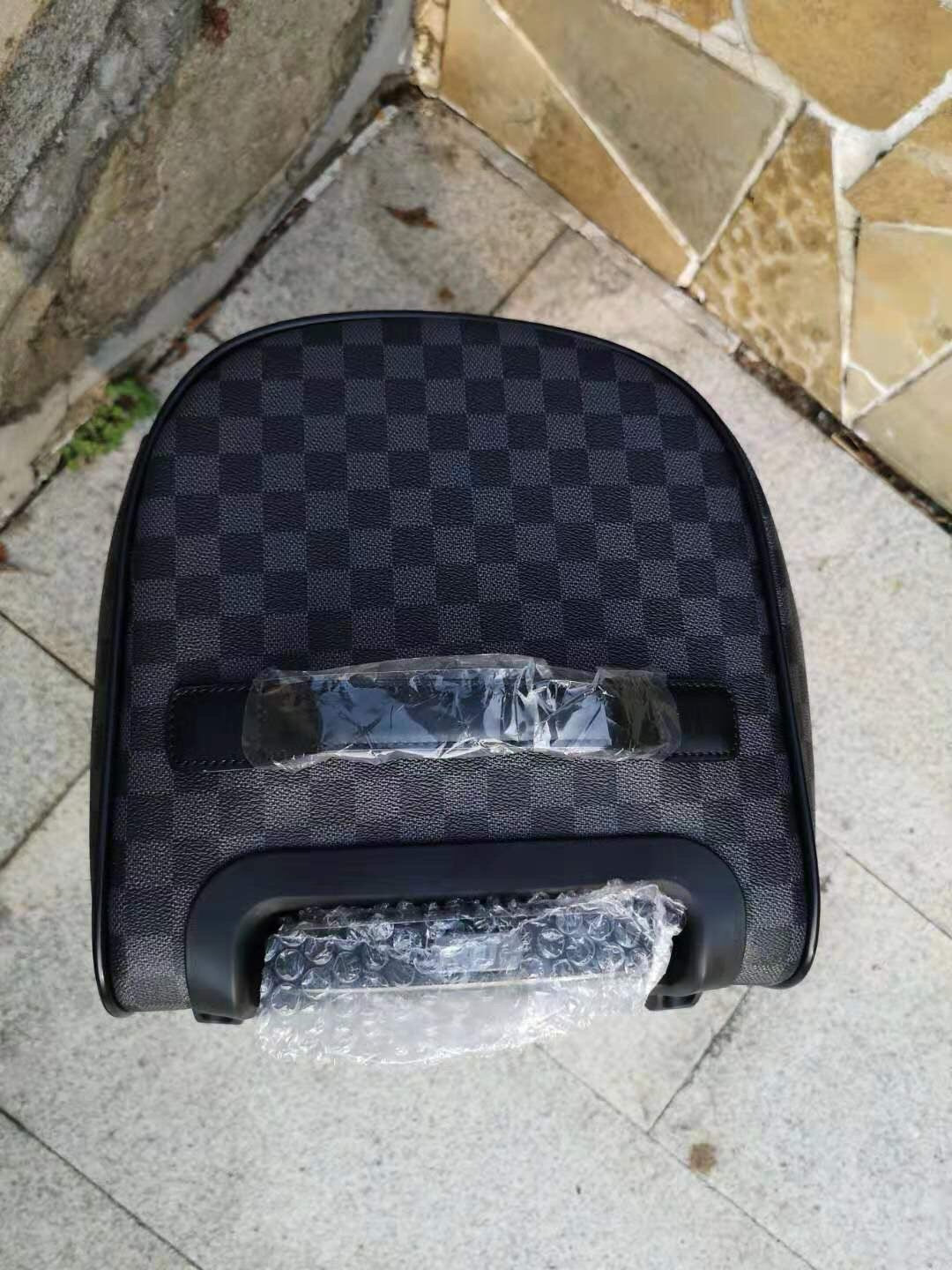 Brown and Grey Suitcase