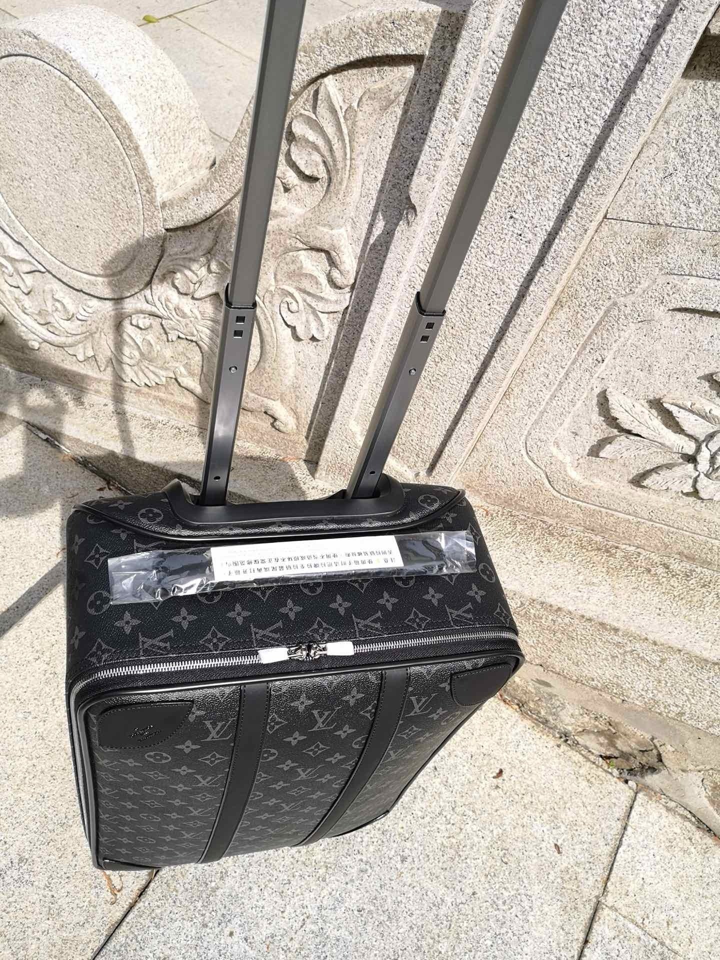 Brown and Grey Suitcase - FashionHype.xyz