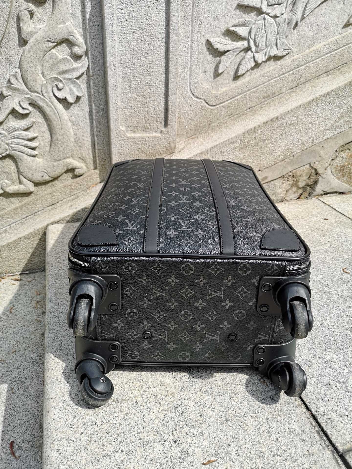 Brown and Grey Suitcase - FashionHype.xyz