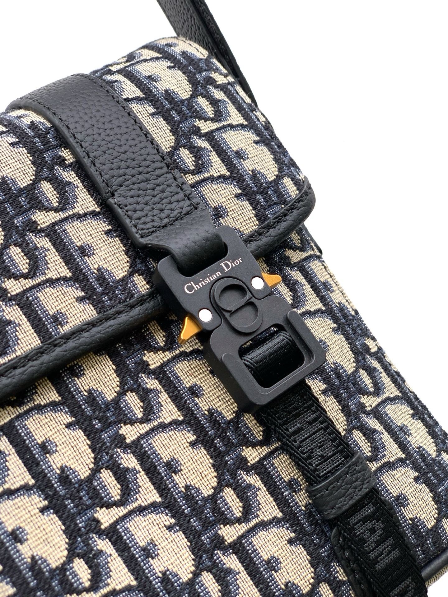 Beige and Black Bag