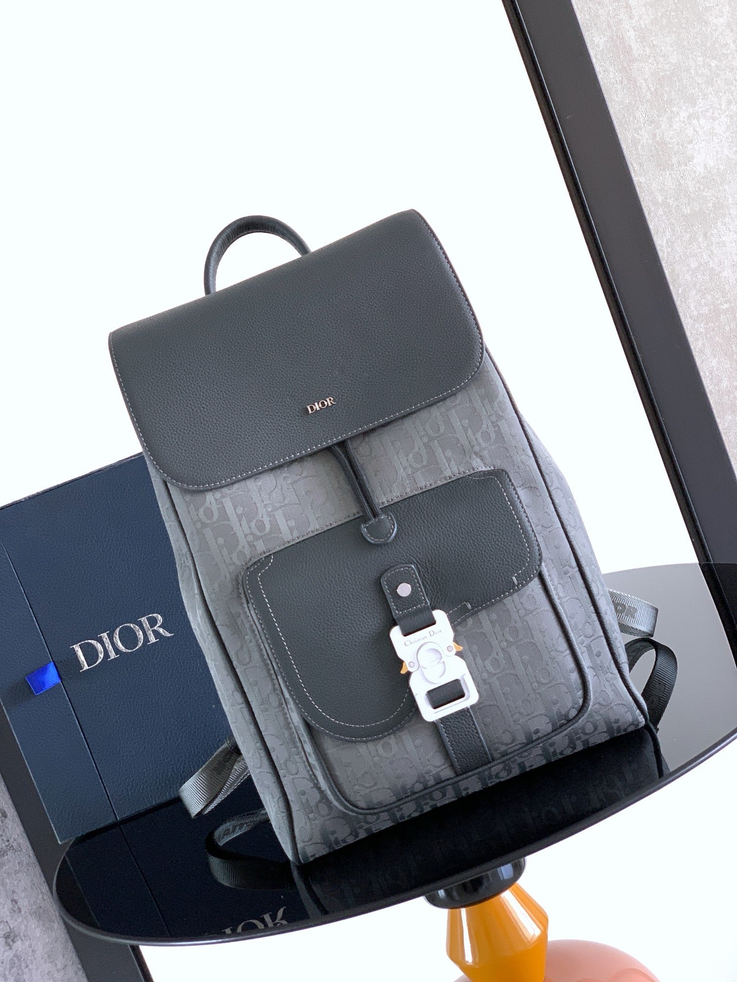 Blue and Grey Backpack