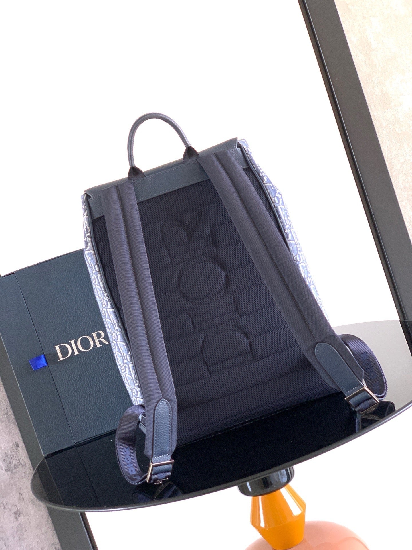 Blue and Grey Backpack