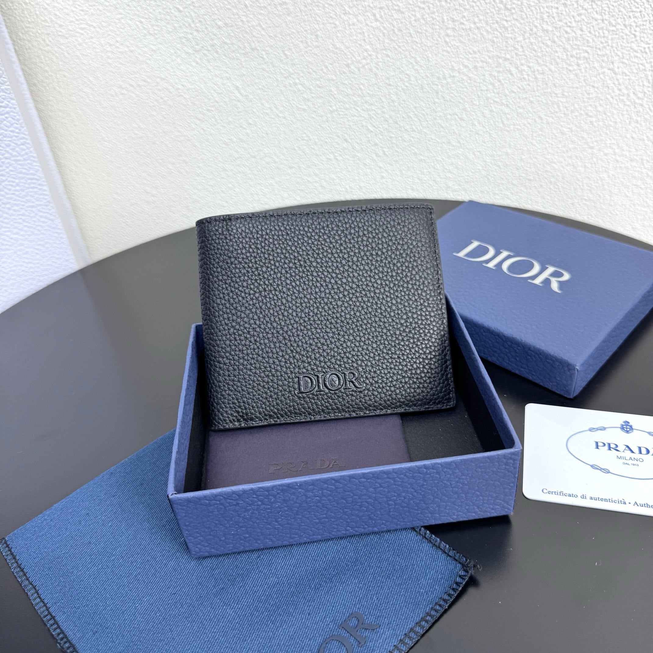 Camel and Black Wallet - FashionHype.xyz