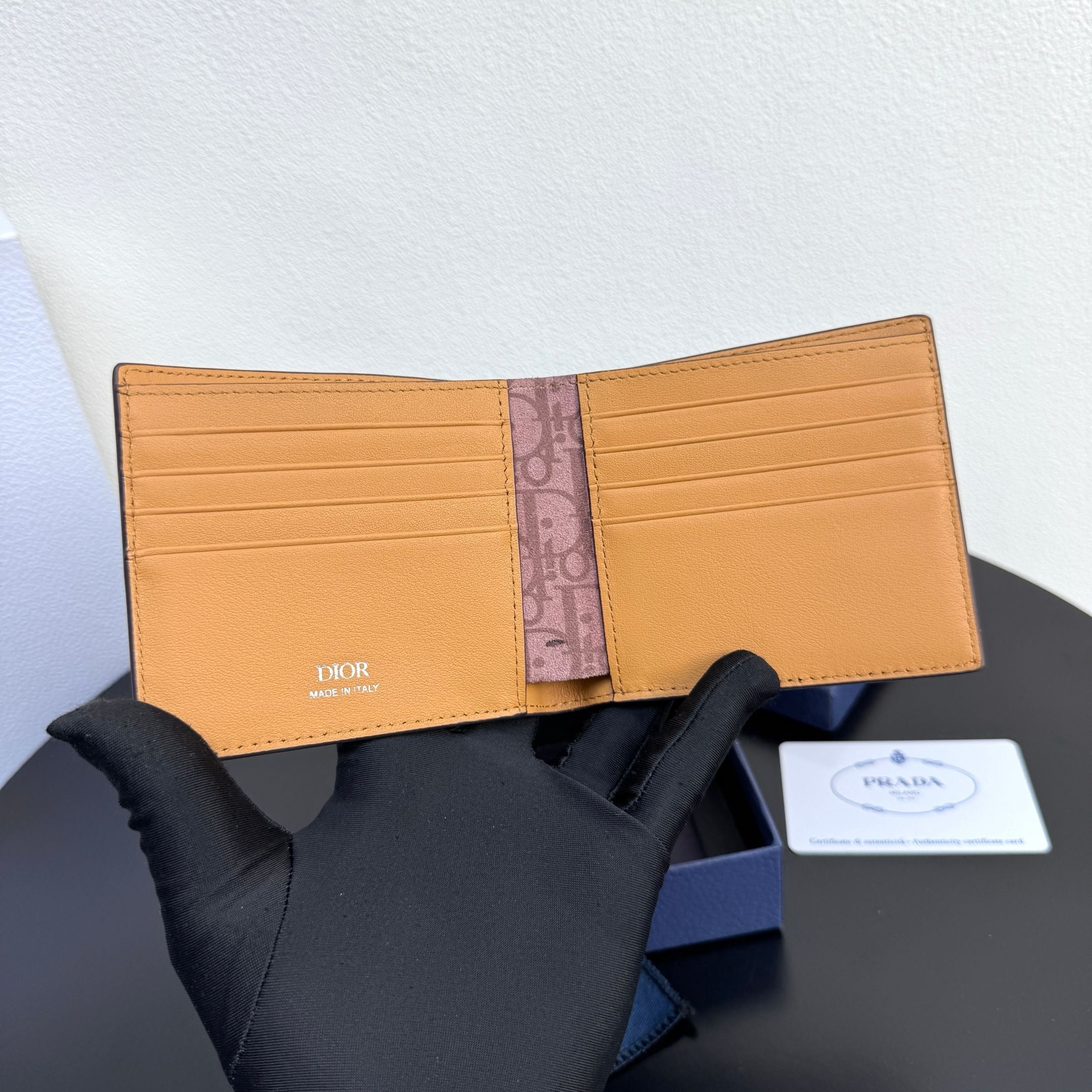 Camel and Black Wallet - FashionHype.xyz