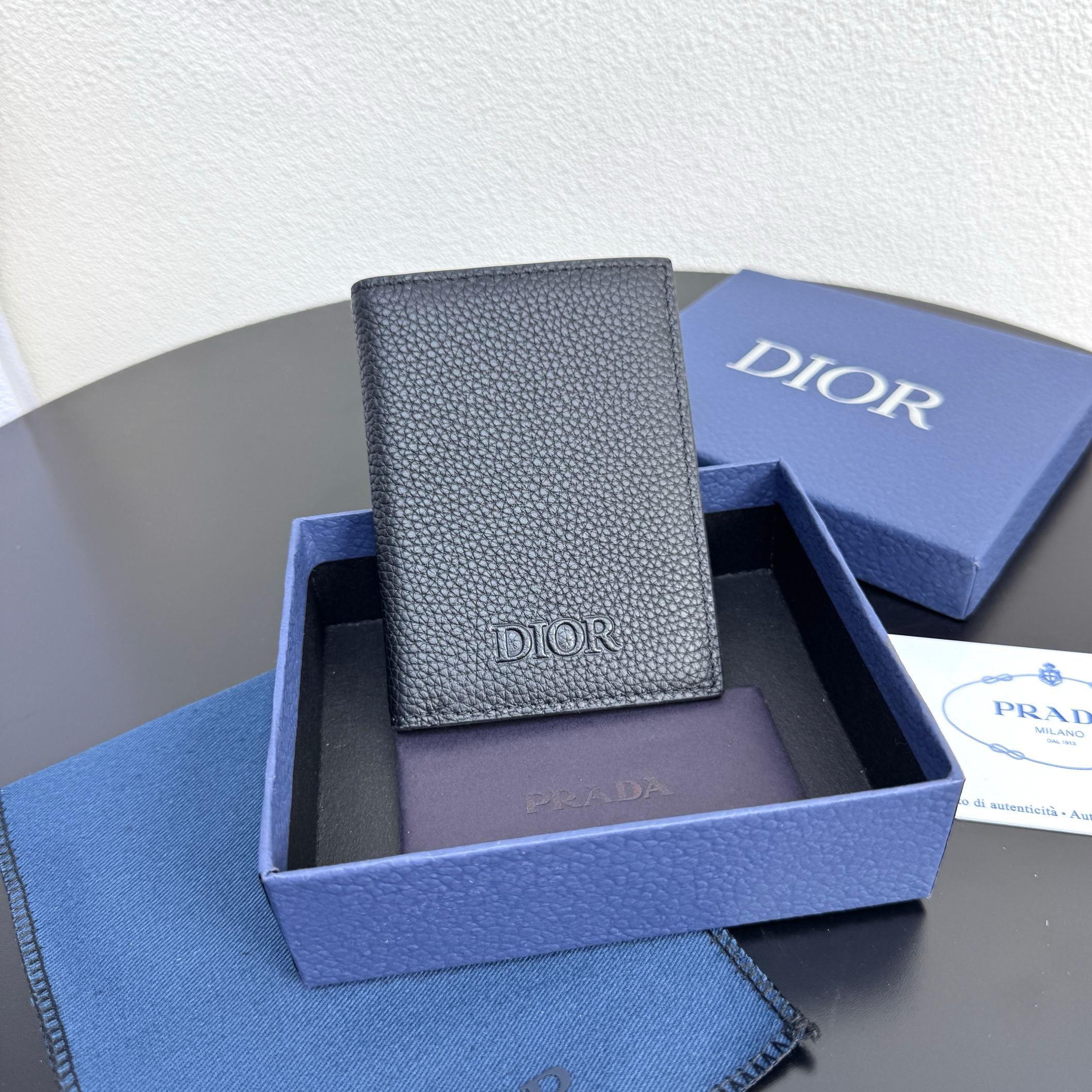 Camel and Black Wallet - FashionHype.xyz