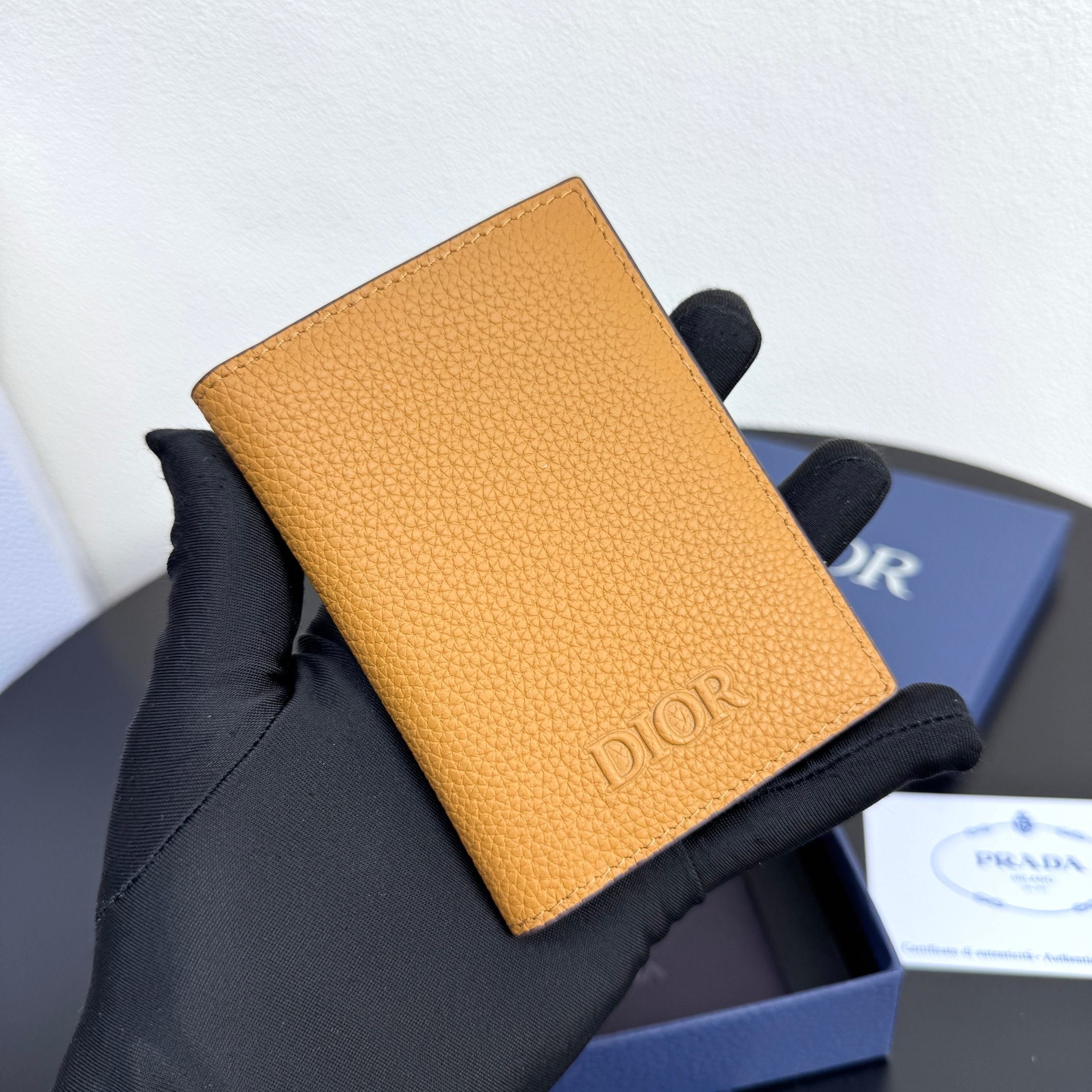 Camel and Black Wallet - FashionHype.xyz