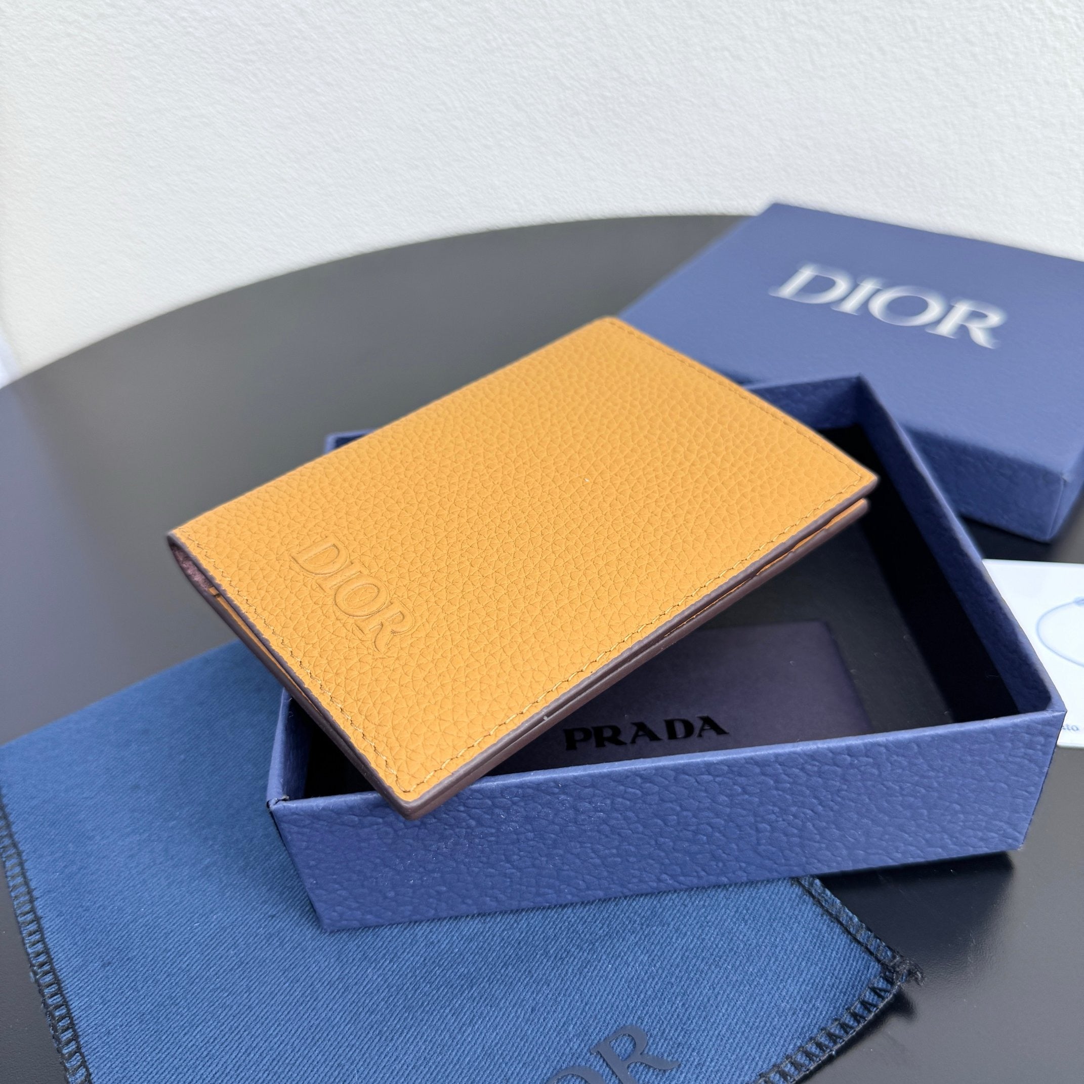 Camel and Black Wallet - FashionHype.xyz