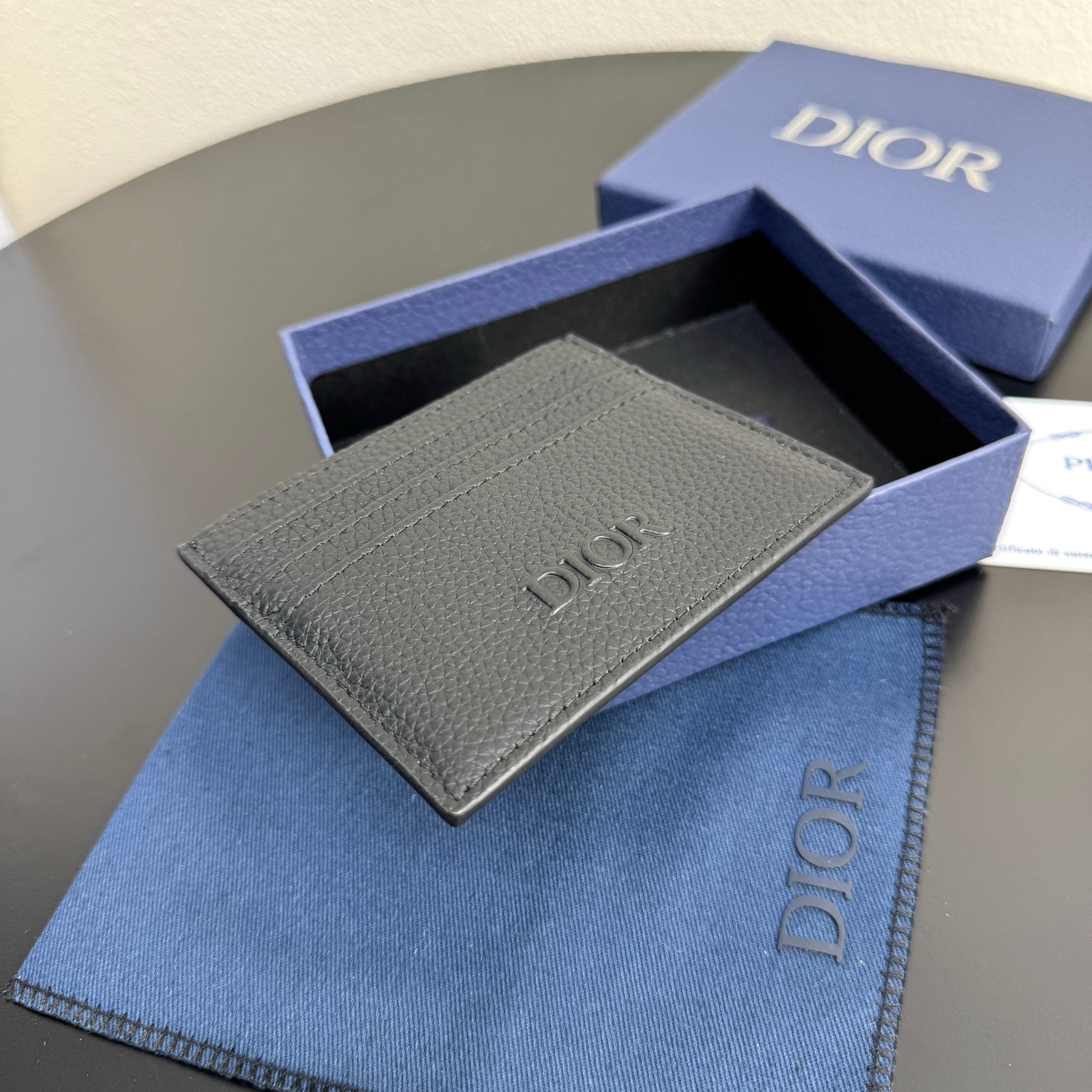 Camel and Black Wallet