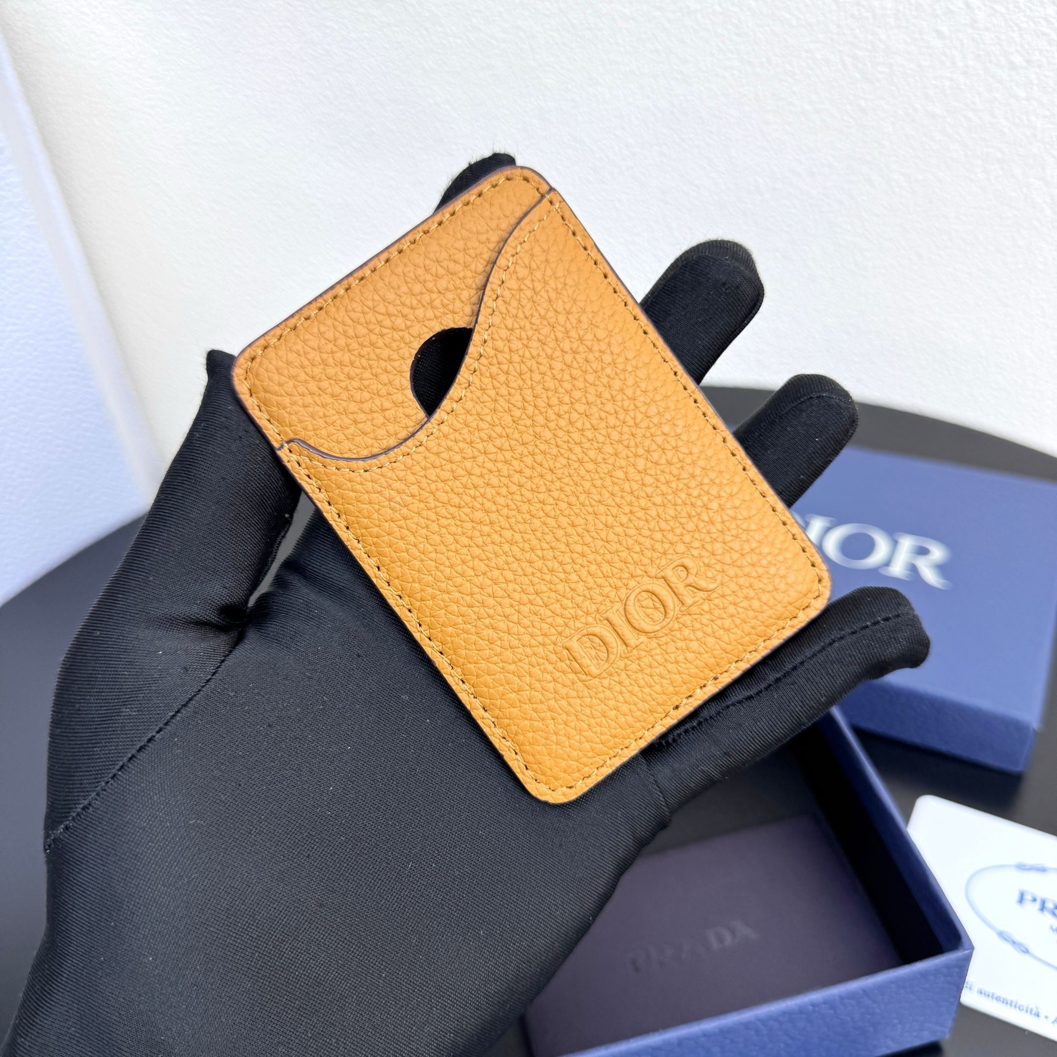 Camel and Black Wallet - FashionHype.xyz