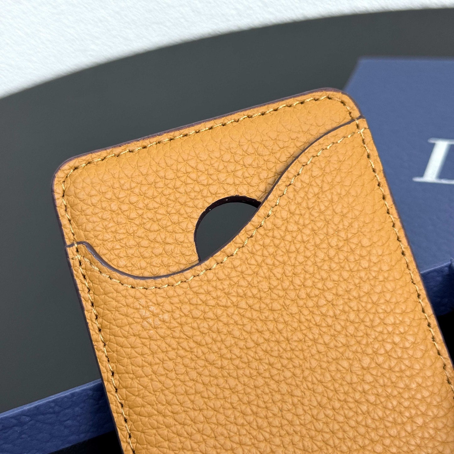 Camel and Black Wallet