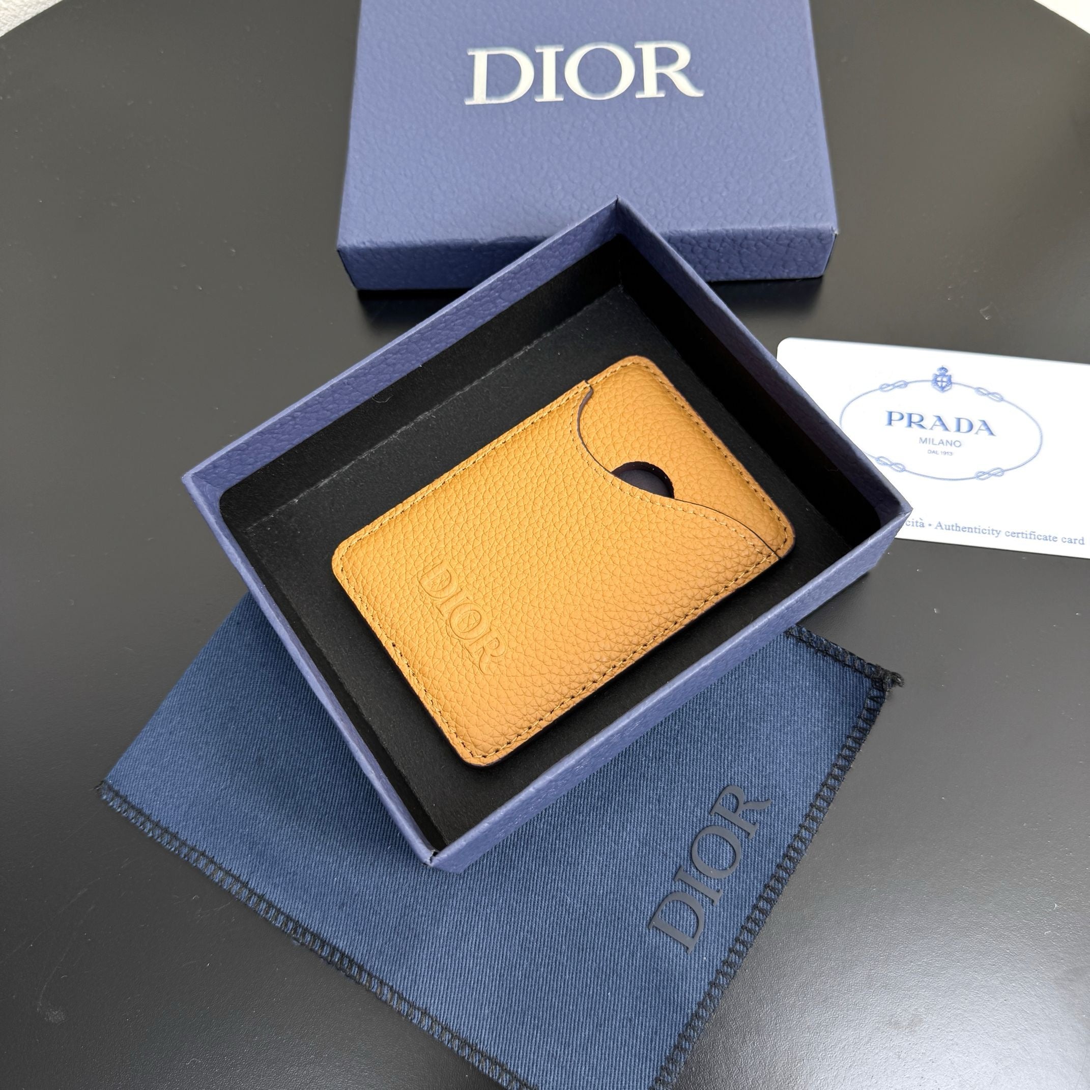 Camel and Black Wallet - FashionHype.xyz