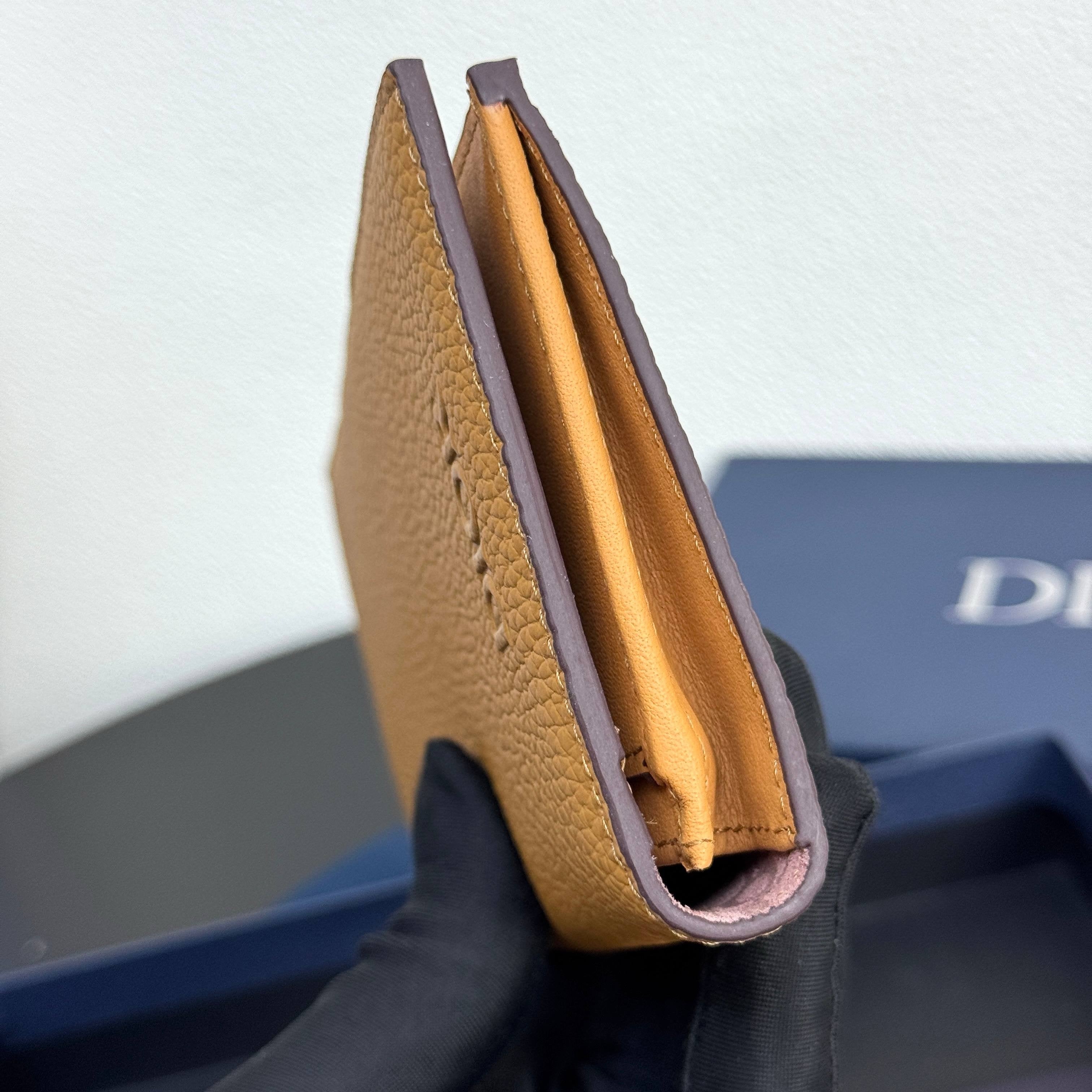Camel and Black Wallet