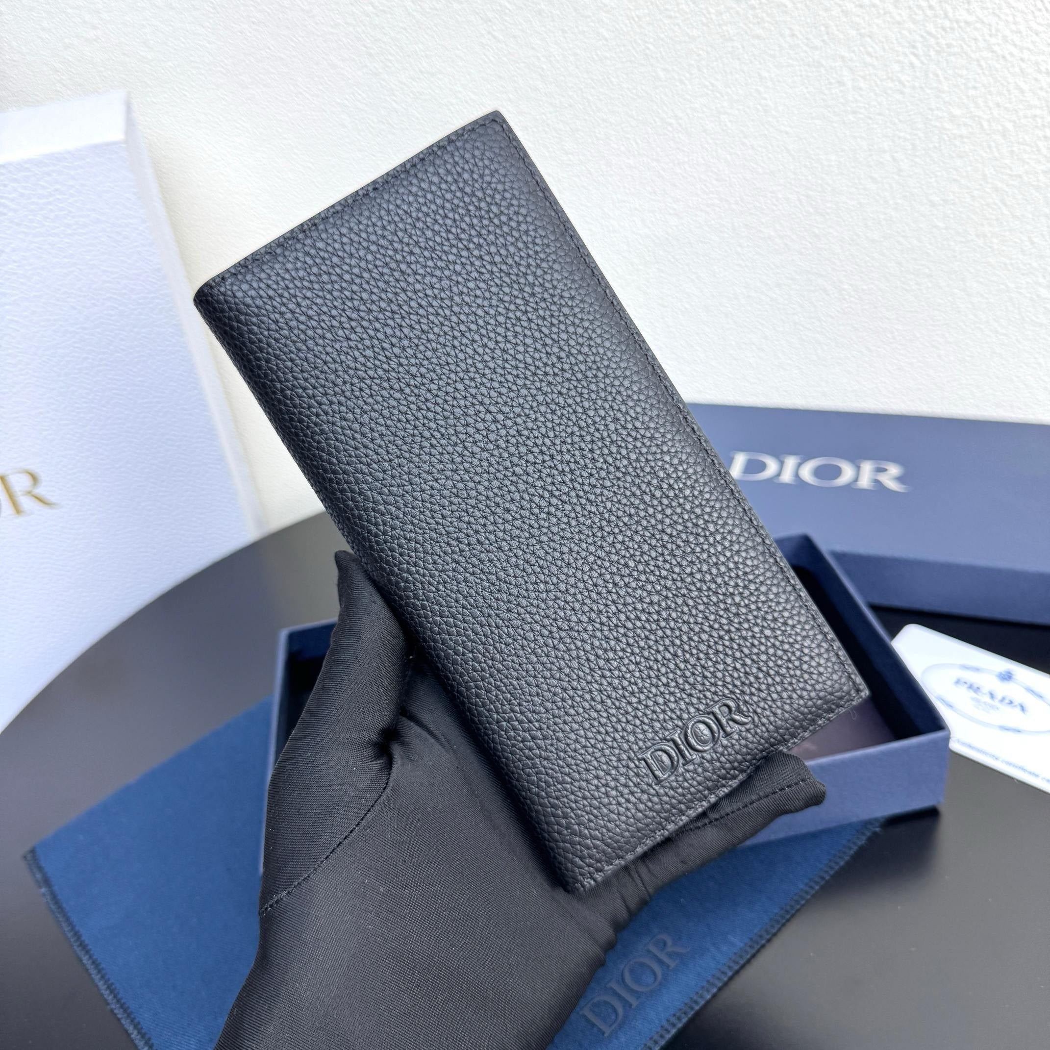Camel and Black Wallet
