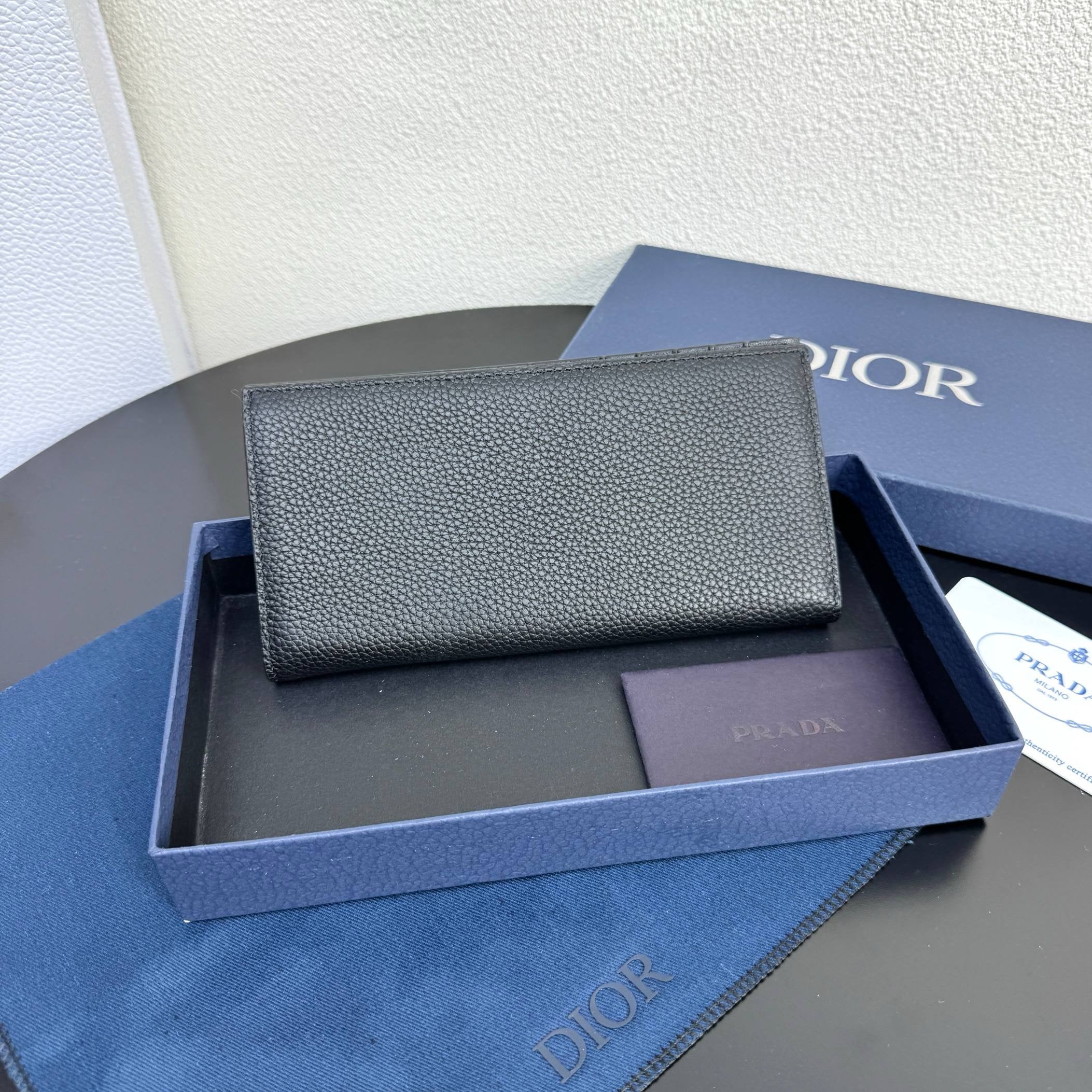 Camel and Black Wallet