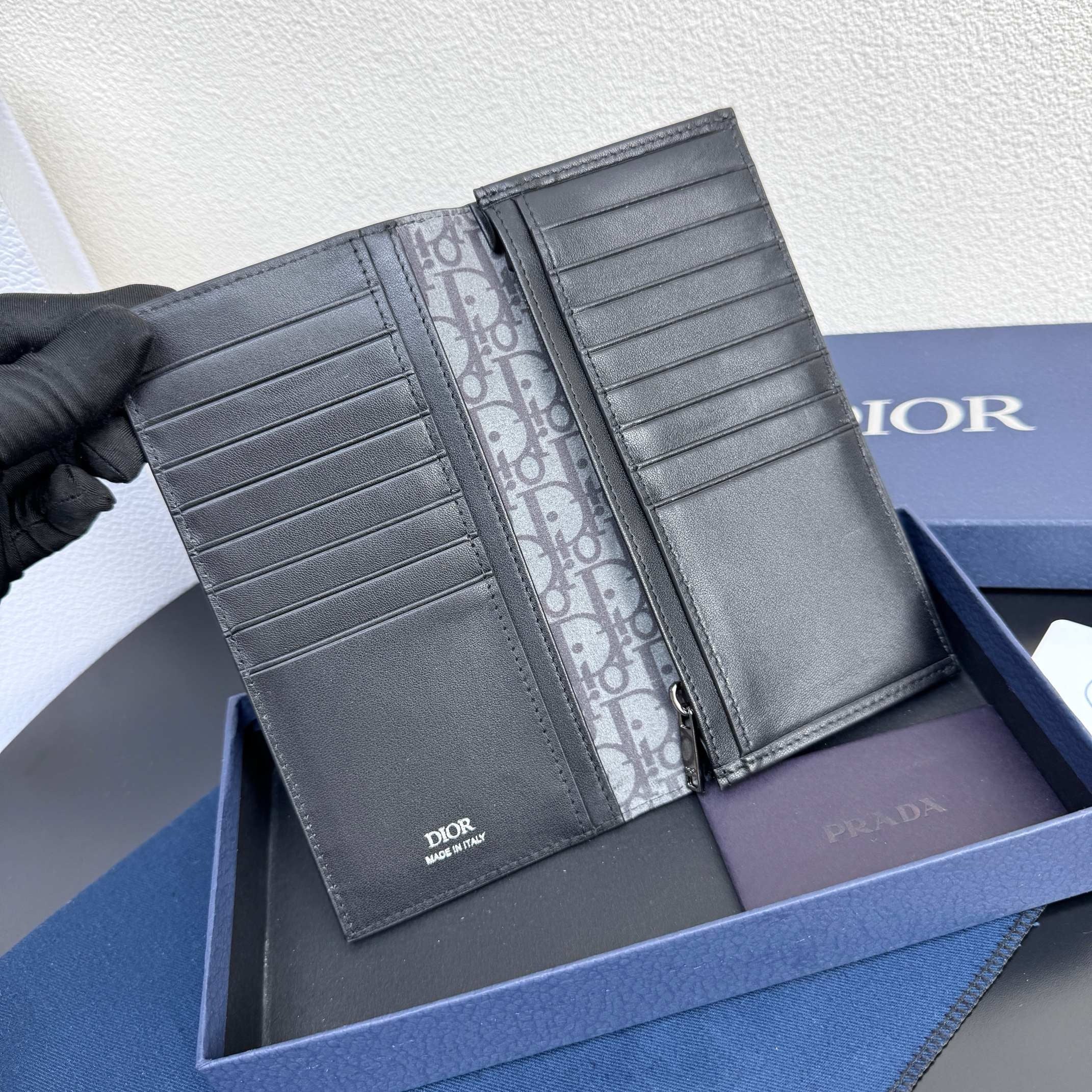 Camel and Black Wallet