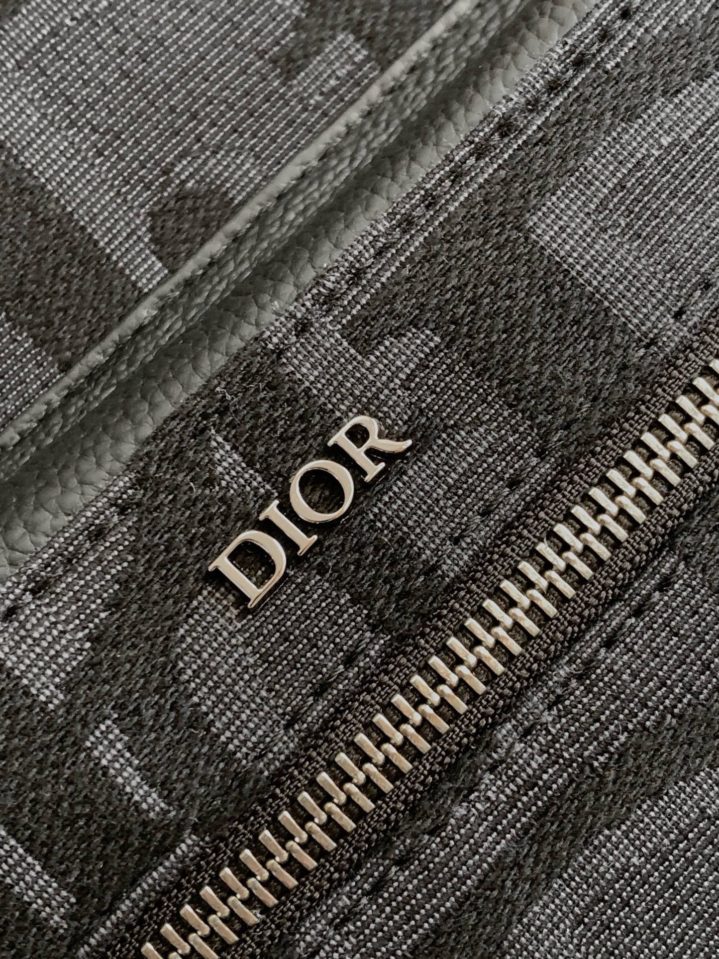 Dark Blue and Beige Backpack