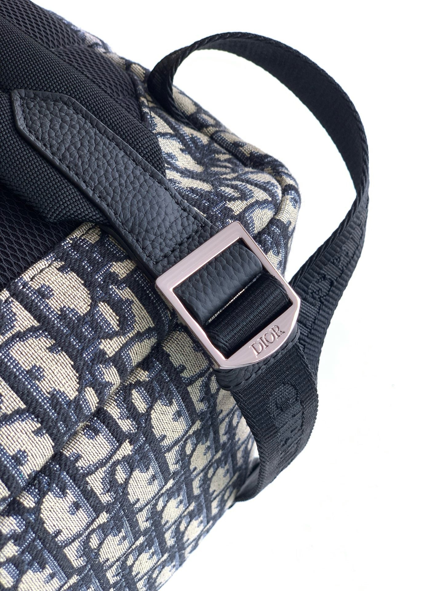 Black and Beige Backpack