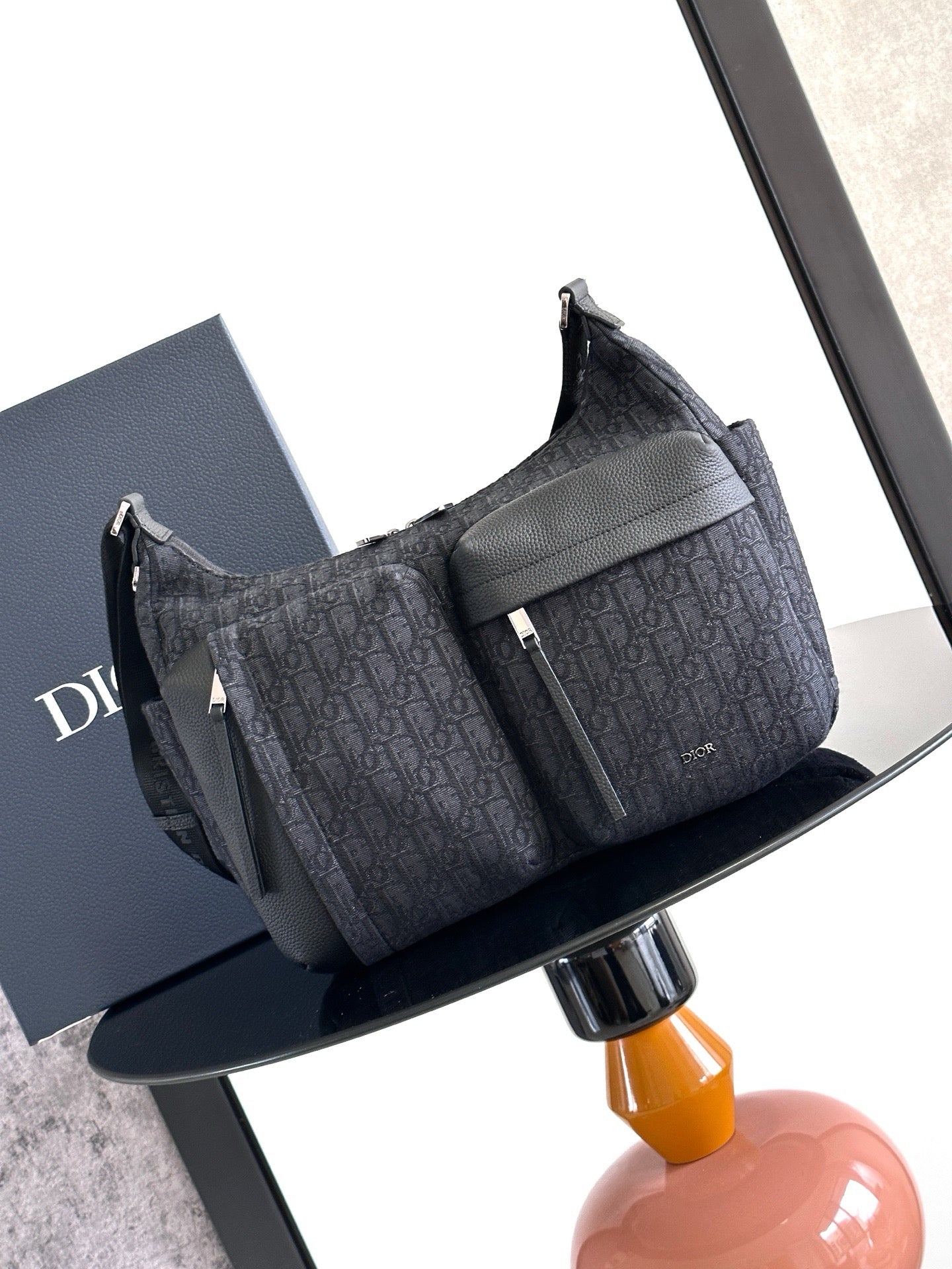 Black and Beige Bag