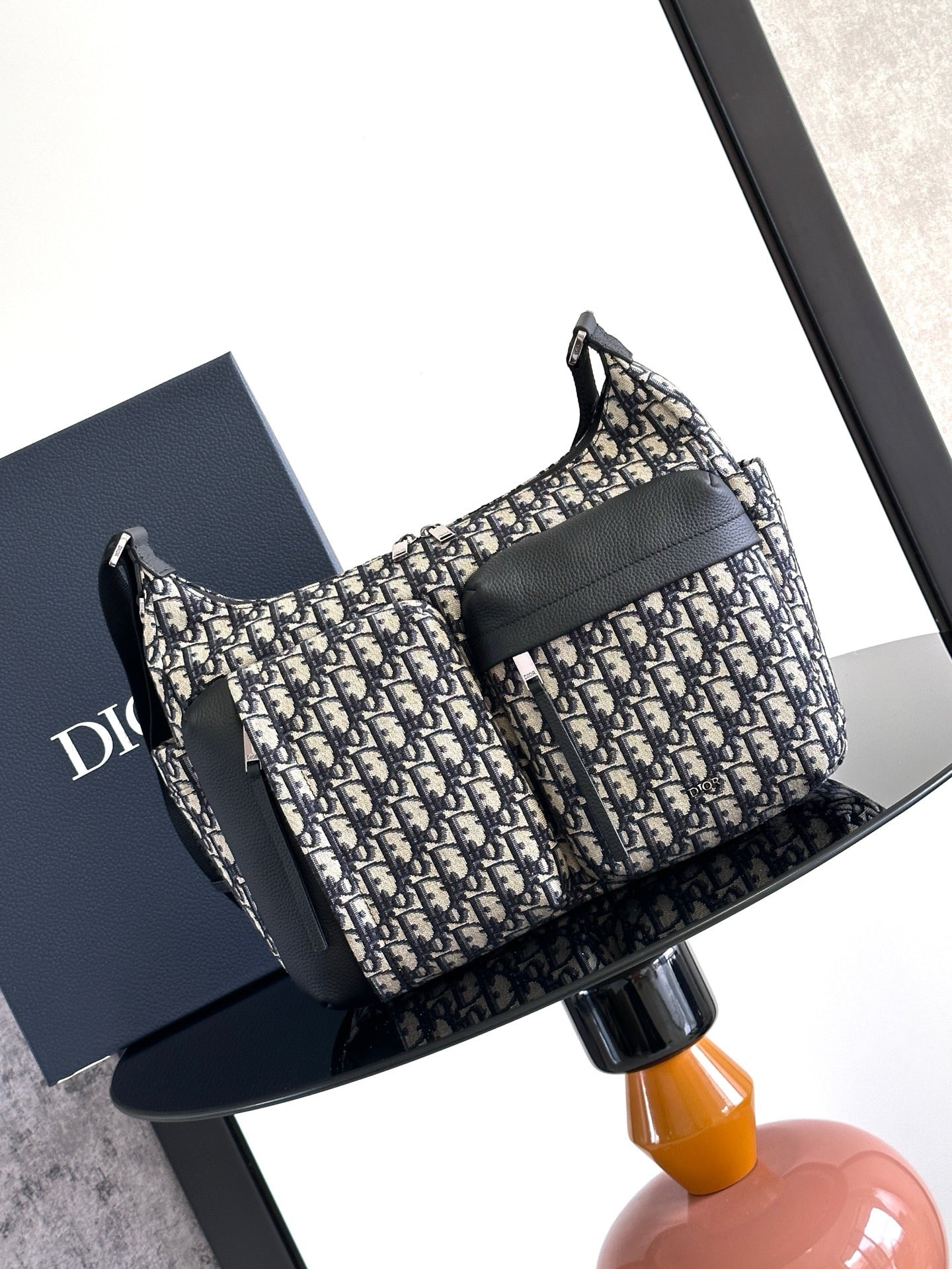 Black and Beige Bag
