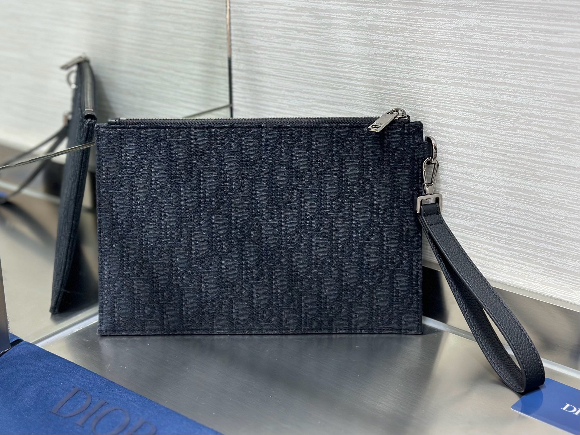 Dark Blue and Beige Bag - FashionHype.xyz
