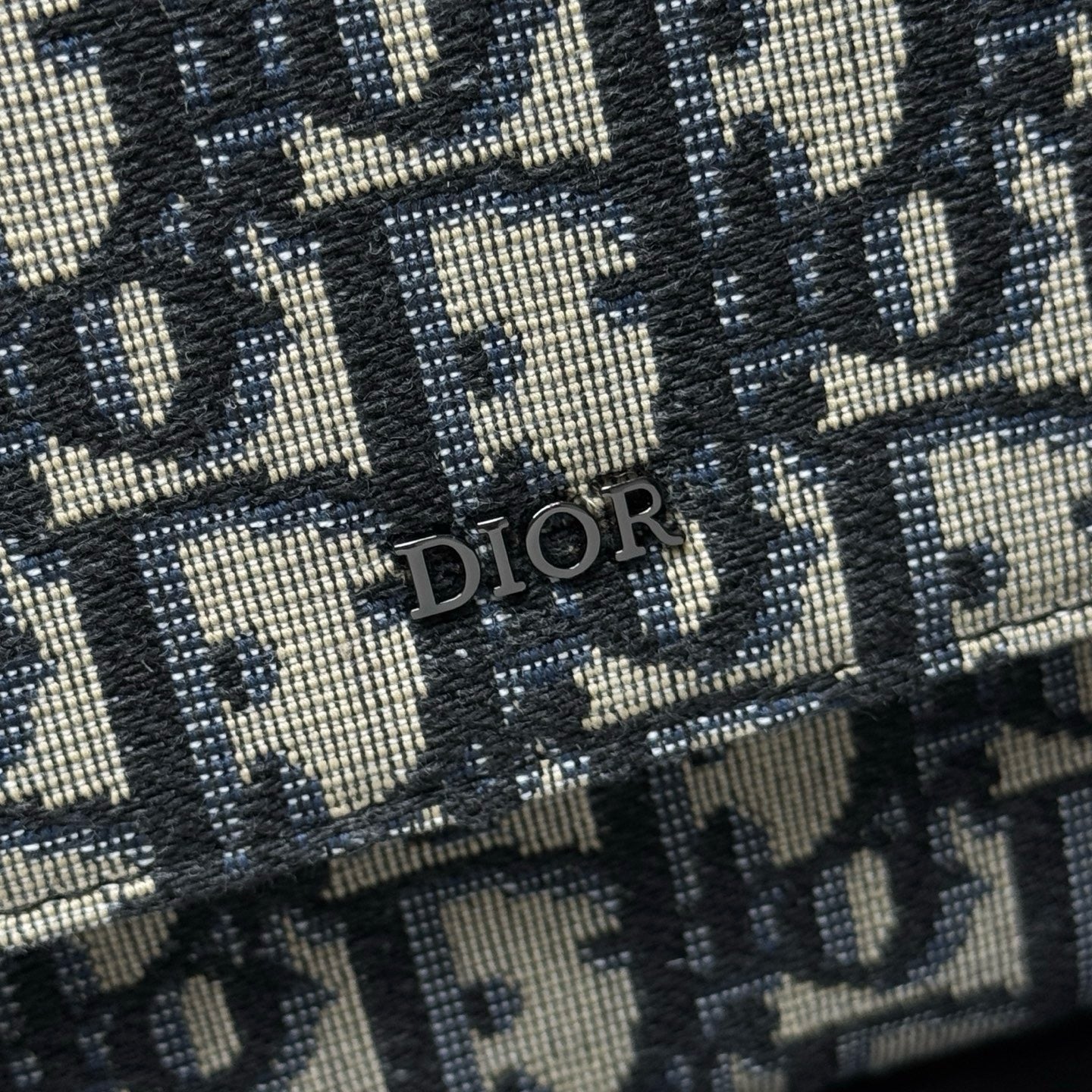 Beige and Black Bag