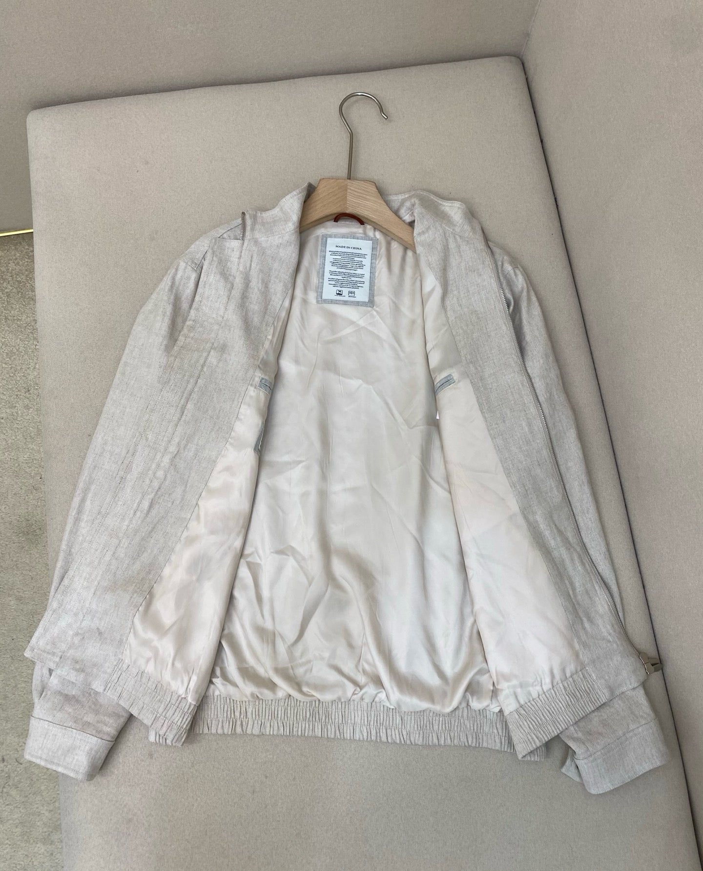 White and Grey Jacket