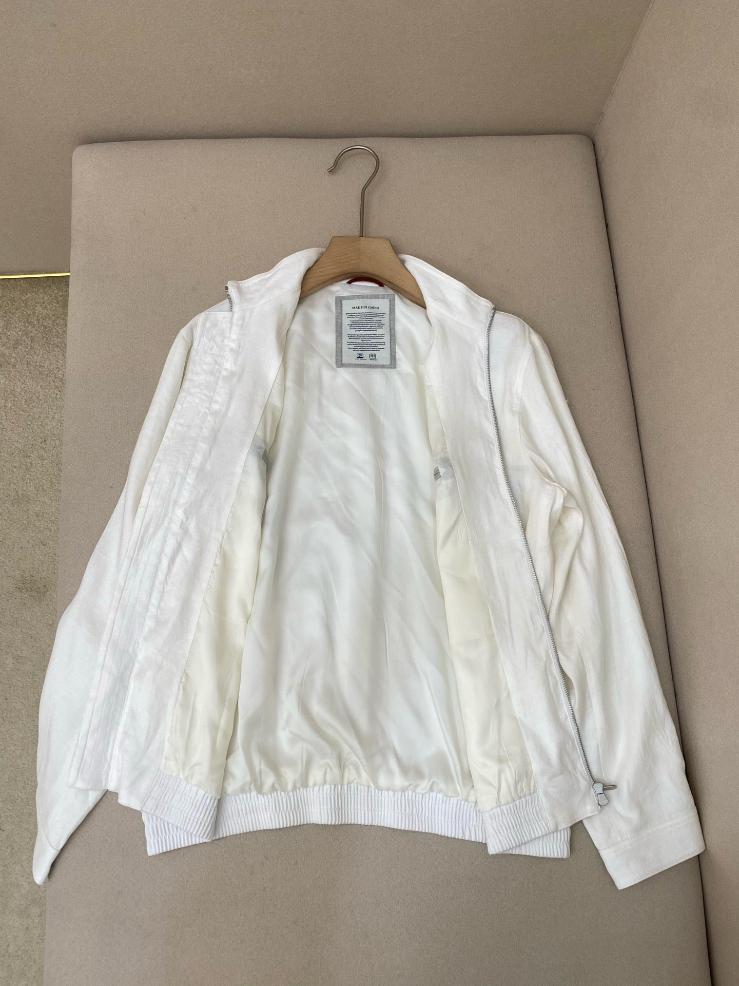 White and Grey Jacket