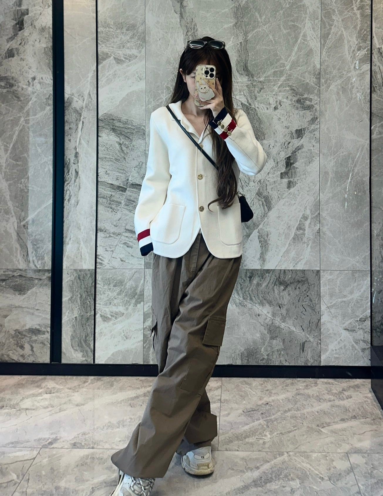 White and Grey Jacket