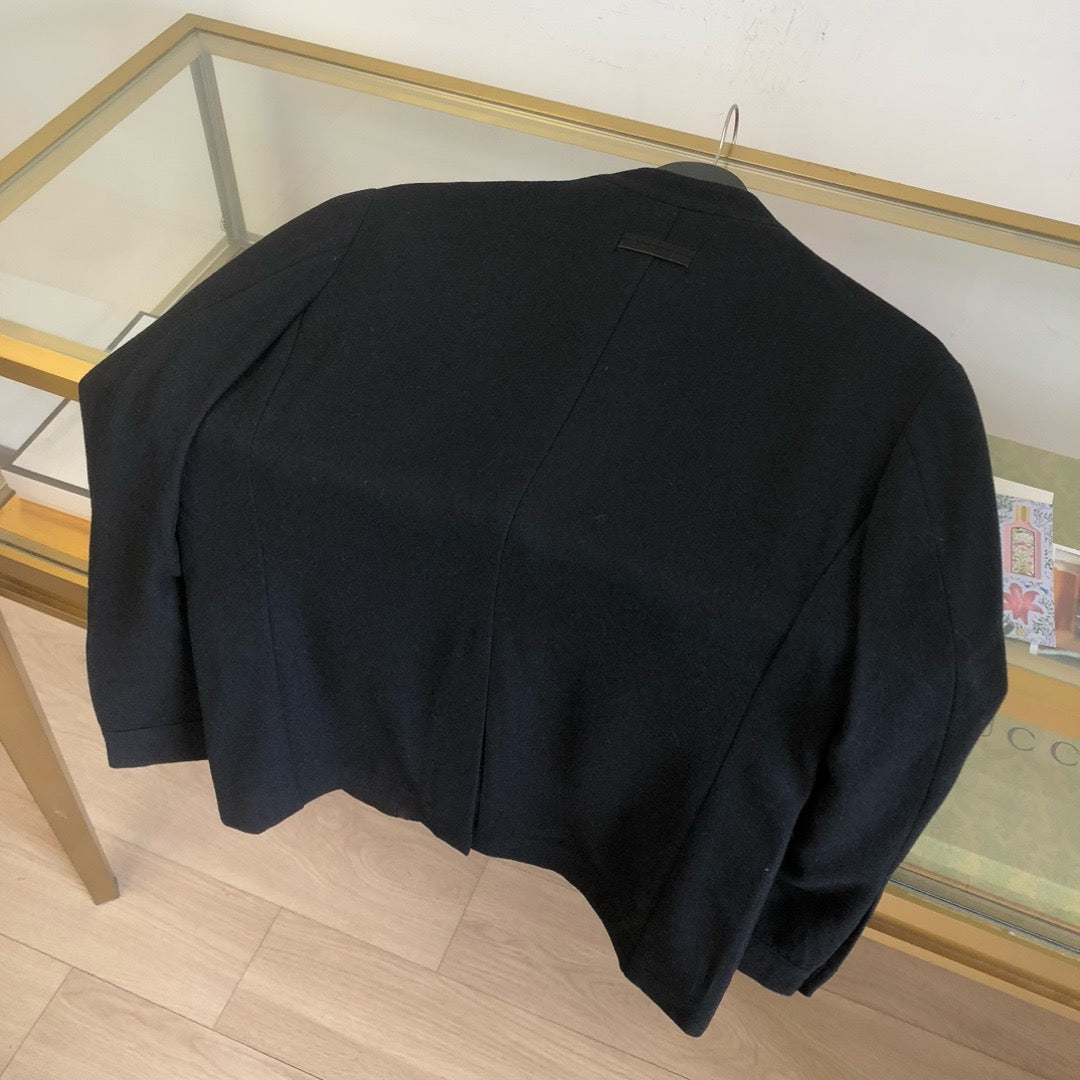 Black and Dark grey Jacket - FashionHype.xyz