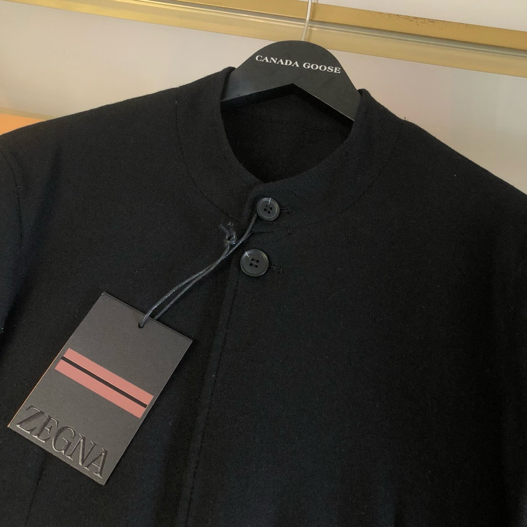 Black and Dark grey Jacket - FashionHype.xyz